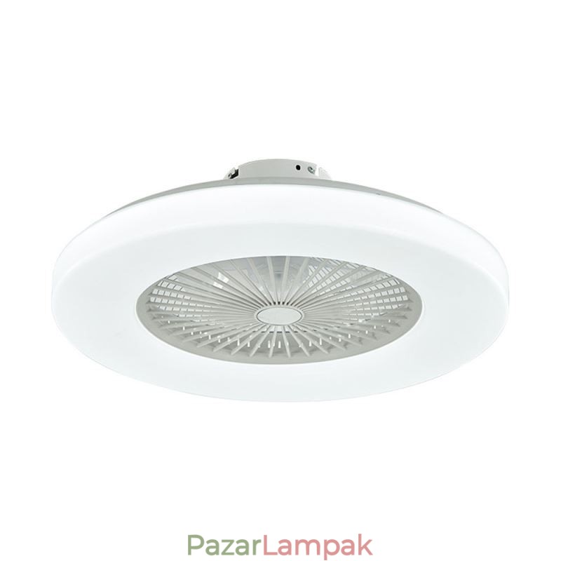 Ventilátor mennyezeti lámpa, háromfokozatú fényerősség, 3 sebességes távirányító