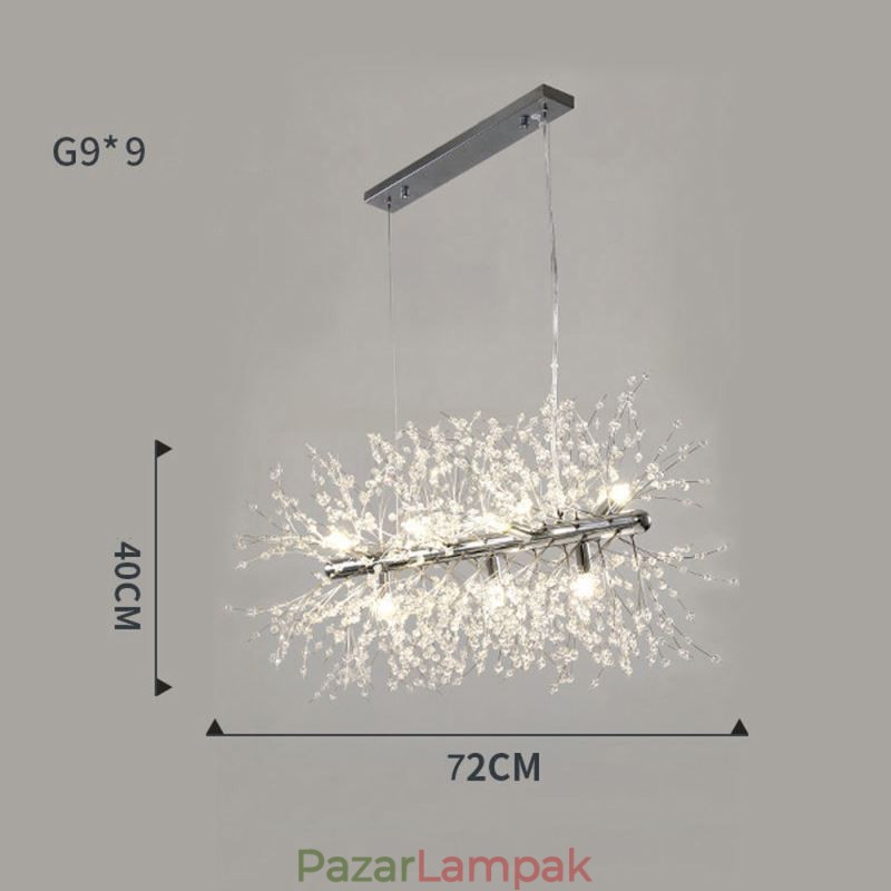 Tűzijáték függőlámpa Modern függőlámpa