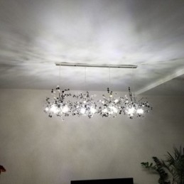 Modern minimalista csillár rozsdamentes acélból