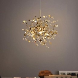 3 Lights Csillár Light Rozsdamentes acél függő mennyezeti lámpatest