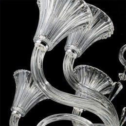 Európai kristálycsillár dekorációs mennyezeti lámpa 18 lámpával