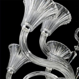 Európai kristálycsillár dekorációs mennyezeti lámpa 12 lámpával