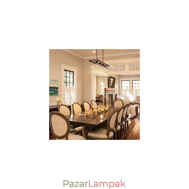 Modern kortárs kristályfestmény fémcsillár