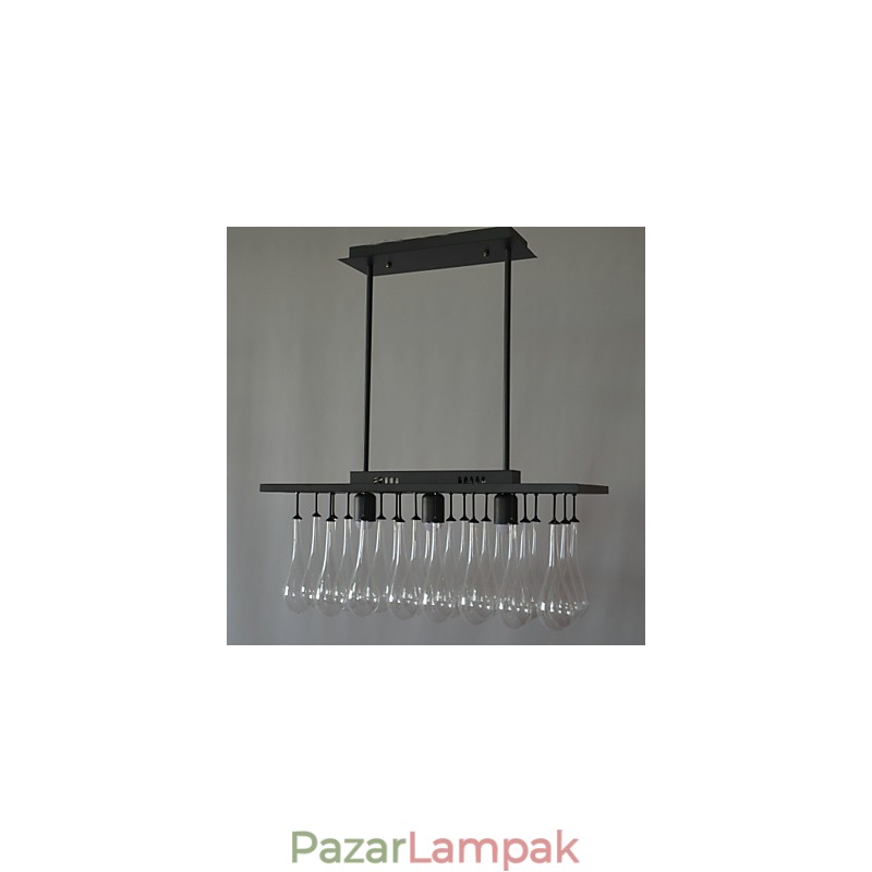 Modern kortárs kristályfestmény fémcsillár