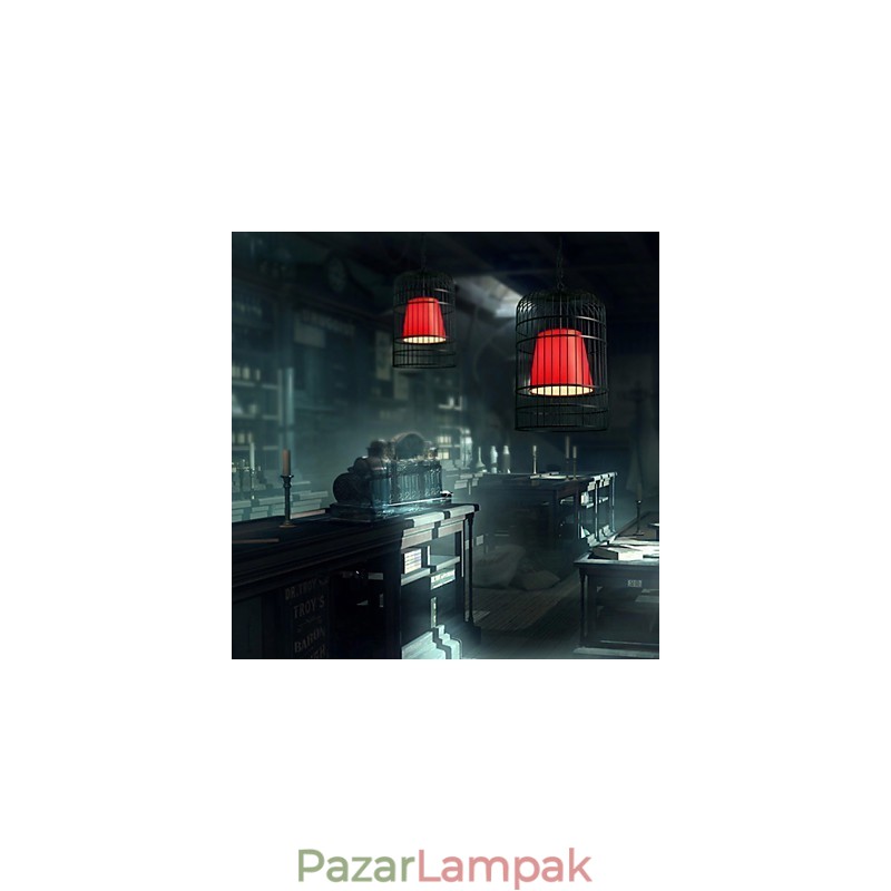Csillár Hagyományos Klasszikus Retro Lámpás Fém