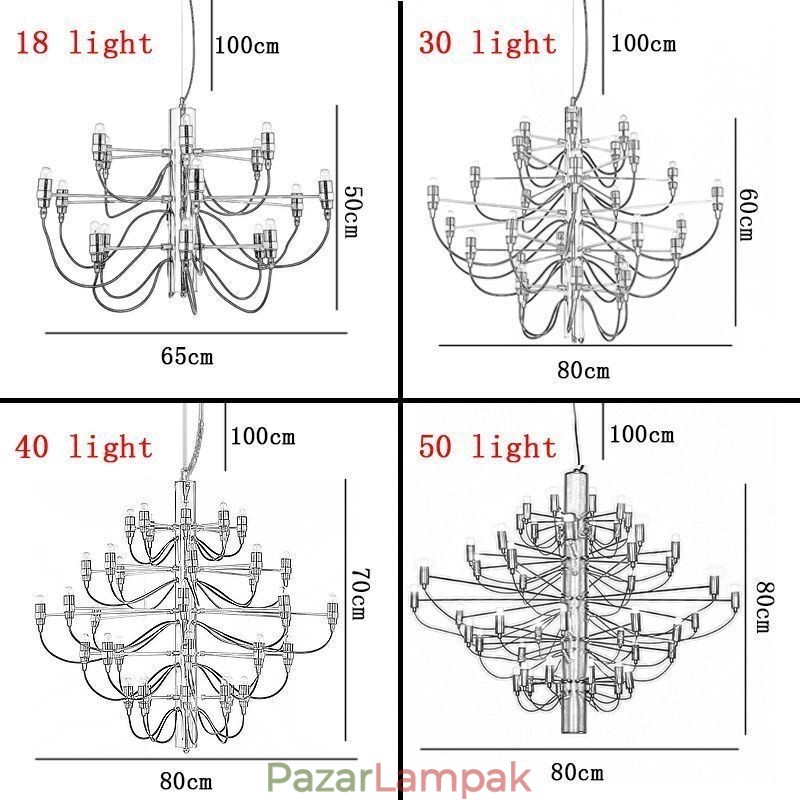 Minimalista csillár függőlámpa