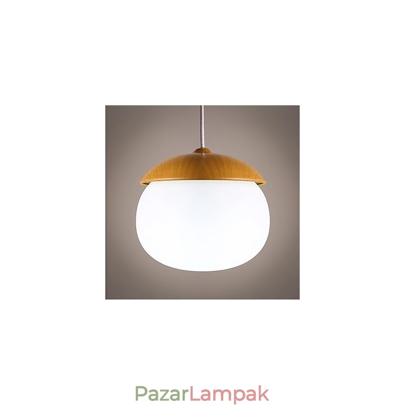 Modern, modern, mini stílusú fa bambusz csillár