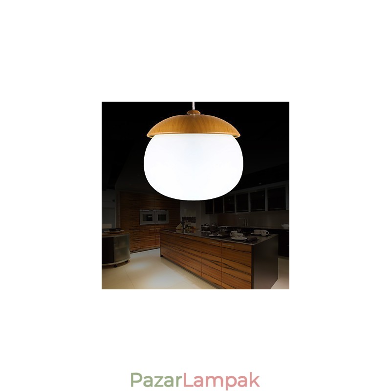 Modern, modern, mini stílusú fa bambusz csillár