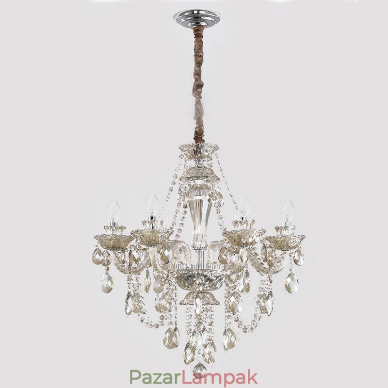 Crystal csillár konyak mennyezeti könnyű luxus európai