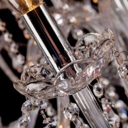 Nagy európai kristálycsillár átlátszó mennyezeti lámpa