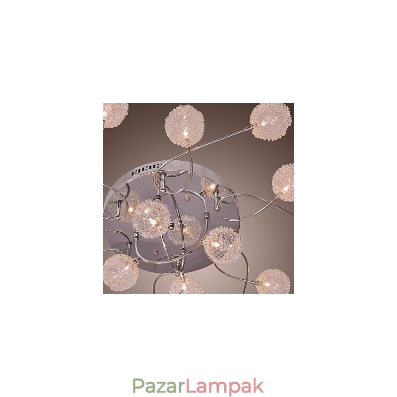 G4 vasba süllyesztett lámpa alumínium ernyőkkel