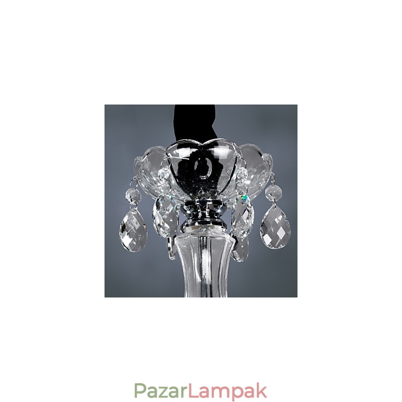 Elegáns kristálycsillár 6 lámpával