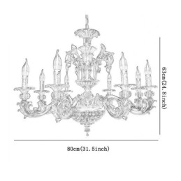 Crystal Chandelier Modern luxus mennyezeti lámpák Otthoni világítás Kreatív Lámpa világítás