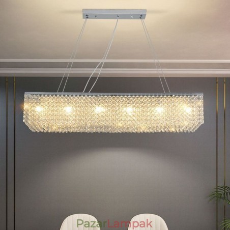Európai kristálycsillár luxus dekorációs mennyezeti lámpa 12 lámpával