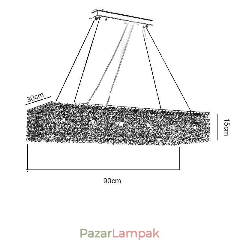 Európai kristálycsillár luxus dekorációs mennyezeti lámpa 12 lámpával