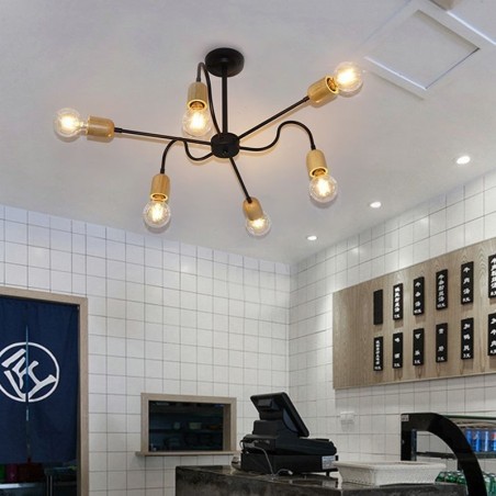 Kortárs kreatív vasfüggő fényű pókcsillár