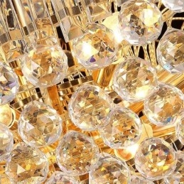 European Crystal Empire csillár nagy arany színű függőlámpa