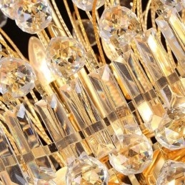 European Crystal Empire csillár nagy arany színű függőlámpa