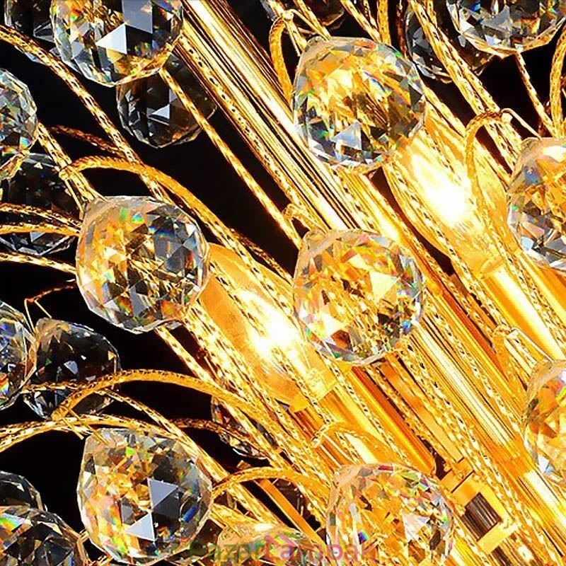 Elegáns Crystal Empire csillár európai luxus hosszú medál