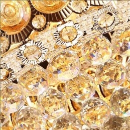Modern Gold Empire csillár egyszerű kristály függőlámpa
