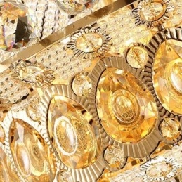 Modern Gold Empire csillár egyszerű kristály függőlámpa