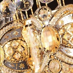 Graceful Crystal Chandelier Classic arany színű függőlámpa