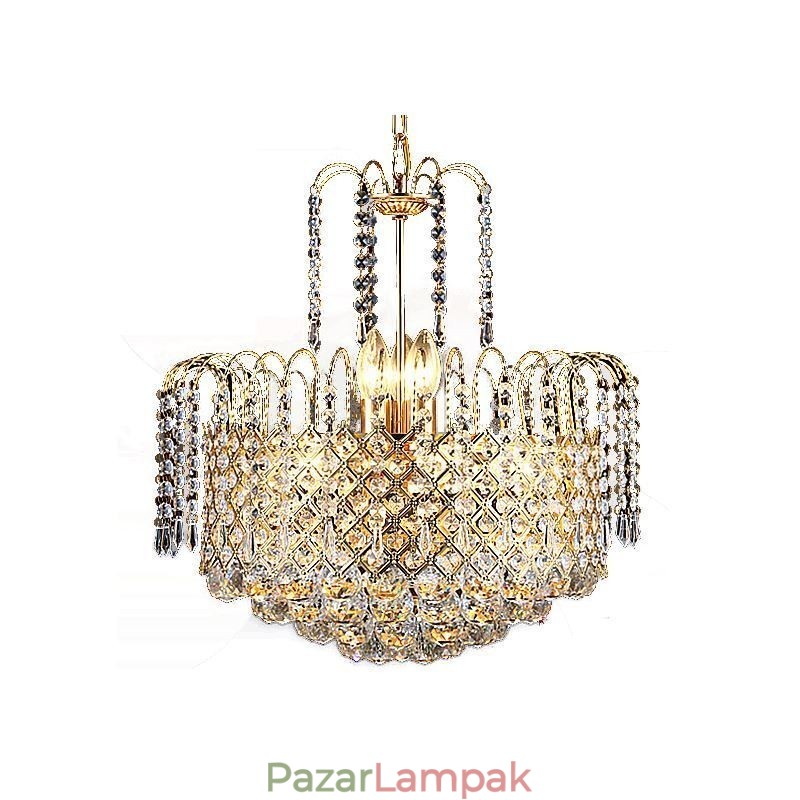 Luxus kristálycsillár Modern, elegáns függőlámpa