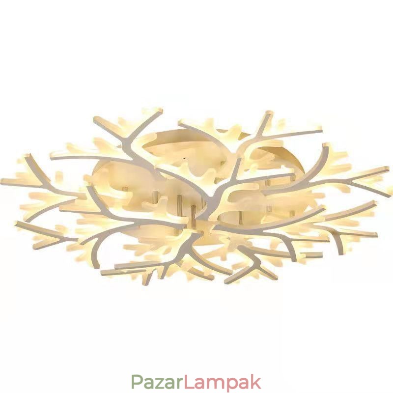 Süllyesztett, modern, minimalista agancs mennyezeti lámpa