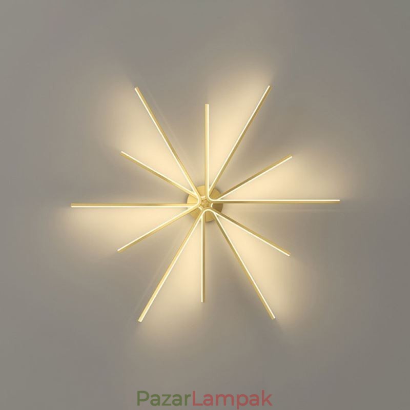 Süllyesztett, modern, minimalista tűzijáték mennyezeti lámpa