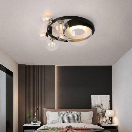 Falba süllyesztett modern minimalista dekoratív üveg mennyezeti lámpa Falba süllyesztett modern minimalista dekoratív üveg mennyezeti lámpa