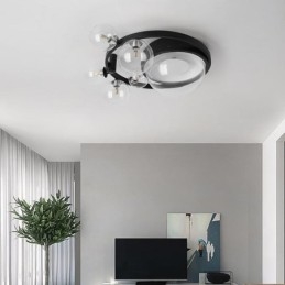 Falba süllyesztett modern minimalista dekoratív üveg mennyezeti lámpa