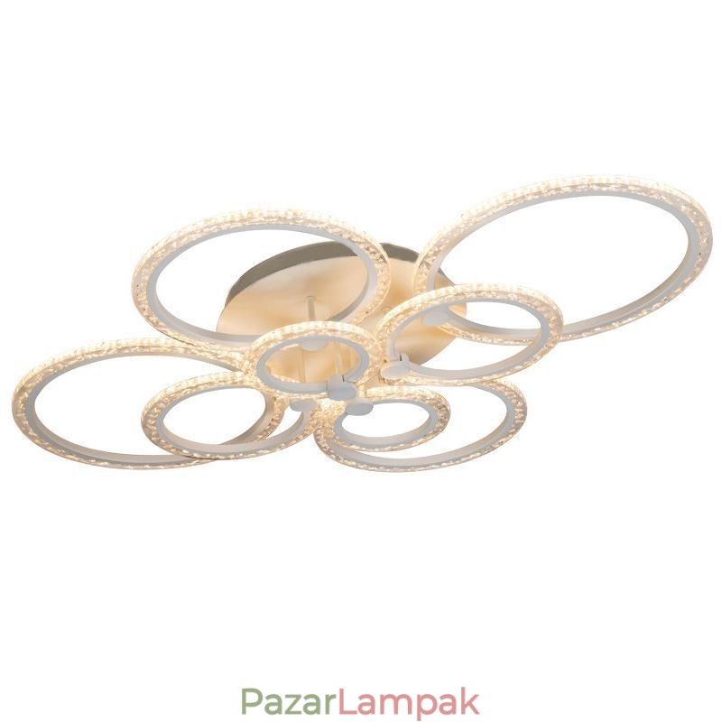 Falba süllyesztett modern minimalista kör alakú akril virág mennyezeti lámpa