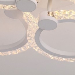 Falba süllyesztett modern minimalista kör alakú akril virág mennyezeti lámpa