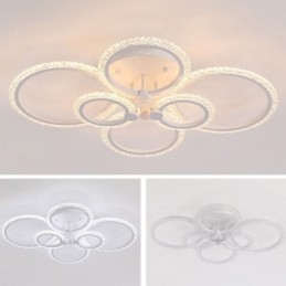 Falba süllyesztett modern minimalista kör alakú akril virág mennyezeti lámpa