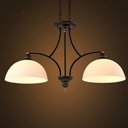 Retro minimalista mennyezeti lámpák Európai stílusú üveg mennyezeti lámpák Lámpa