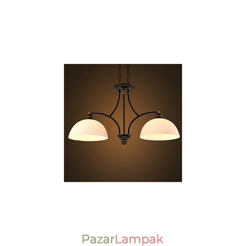 Retro minimalista mennyezeti lámpák Európai stílusú üveg mennyezeti lámpák Lámpa