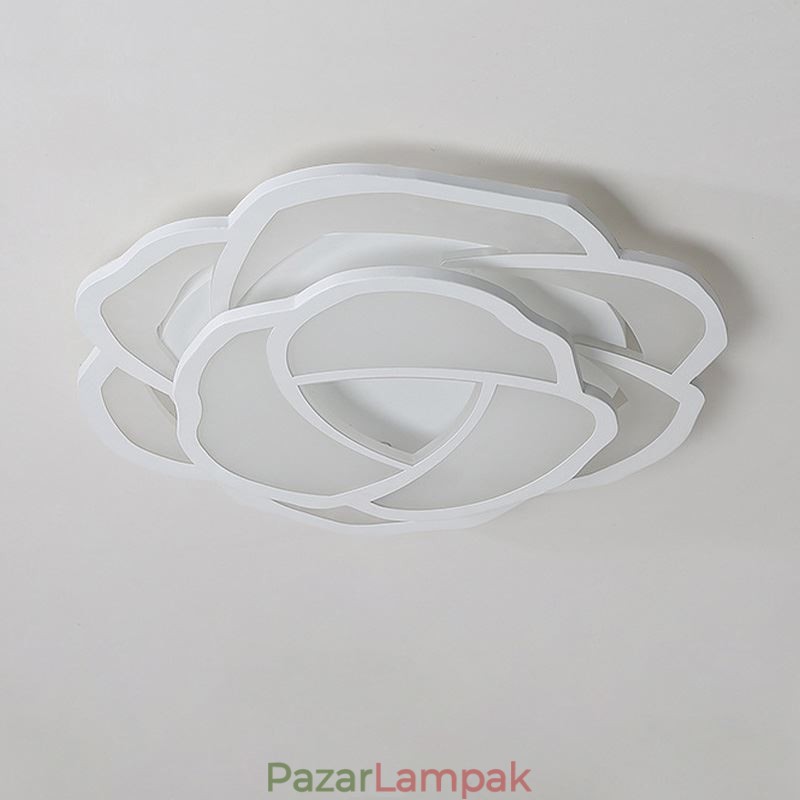 Süllyeszthető modern egyszerű rózsa akril mennyezeti lámpa 52cm