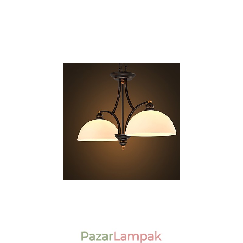 Retro minimalista mennyezeti lámpák Európai stílusú üveg mennyezeti lámpák Lámpa