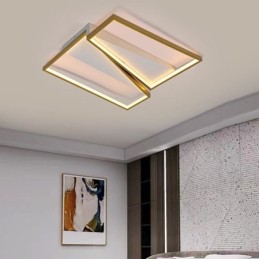 Süllyesztett, minimalista mozaik trapéz mennyezeti lámpa