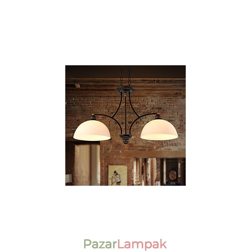 Retro minimalista mennyezeti lámpák Európai stílusú üveg mennyezeti lámpák Lámpa