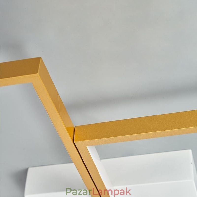 Süllyesztett szerelésű mozaik geometriai négyzet alakú mennyezeti lámpatest