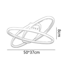 Süllyesztett, minimalista térhatású Planet mennyezeti lámpa