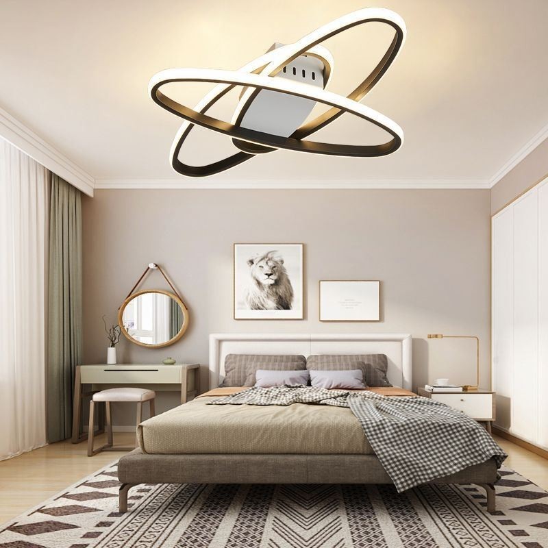 Süllyesztett, minimalista térhatású Planet mennyezeti lámpa
