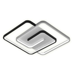 Süllyesztett, akril borítású négyzet alakú mennyezeti lámpa