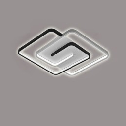 Süllyesztett, akril borítású négyzet alakú mennyezeti lámpa