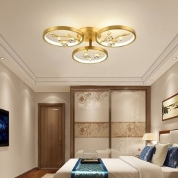 Flush Mount Copper Art Branch Plum Blossom mennyezeti lámpa