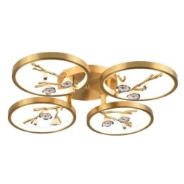 Flush Mount Copper Art Branch Plum Blossom mennyezeti lámpa