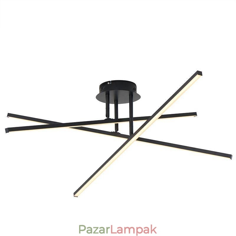 Modern, egyszerű süllyeszthető alumínium Art szalagos mennyezeti lámpa