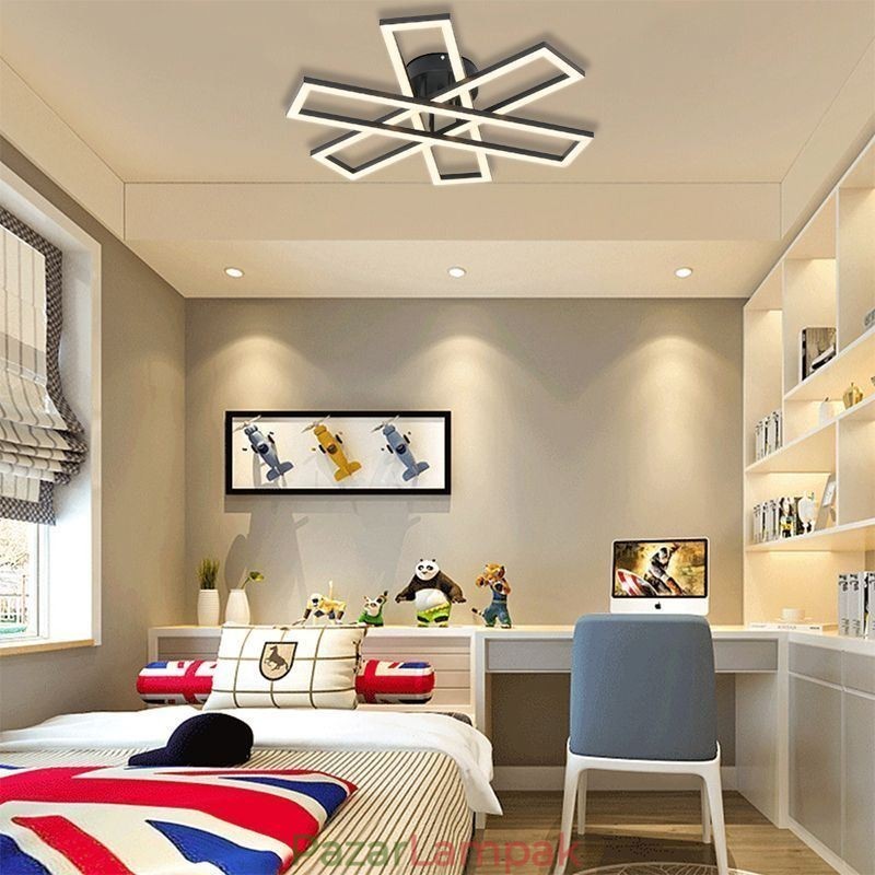 Minimalista süllyesztett alumínium Art szélmalom mennyezeti lámpa