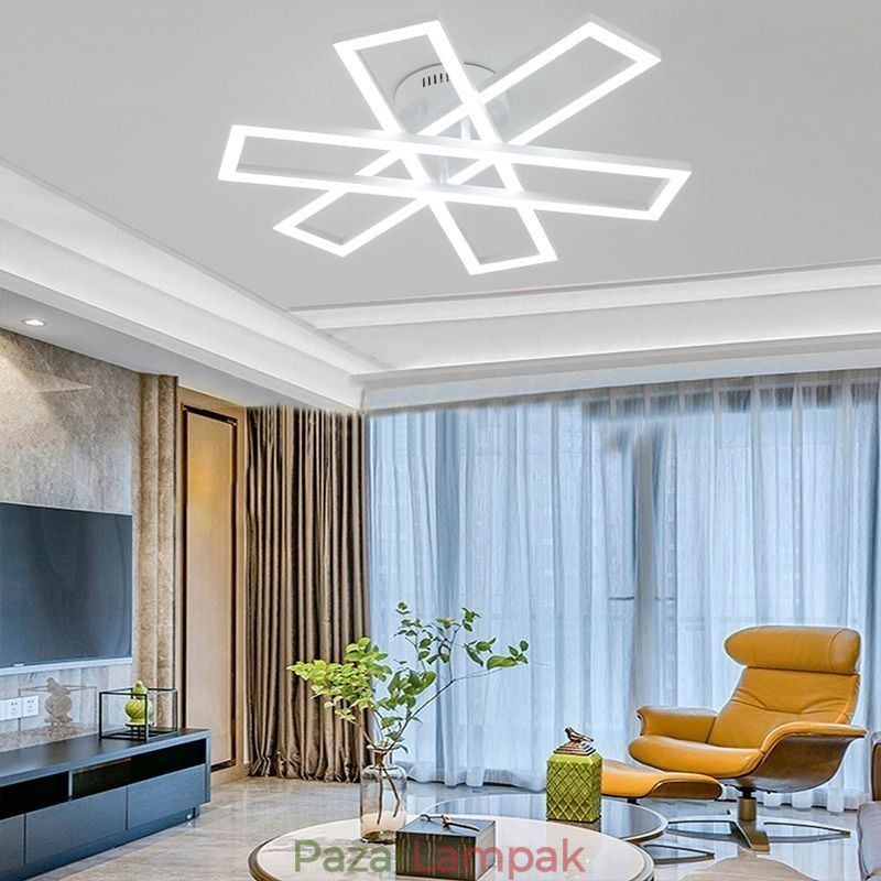 Minimalista süllyesztett alumínium Art szélmalom mennyezeti lámpa